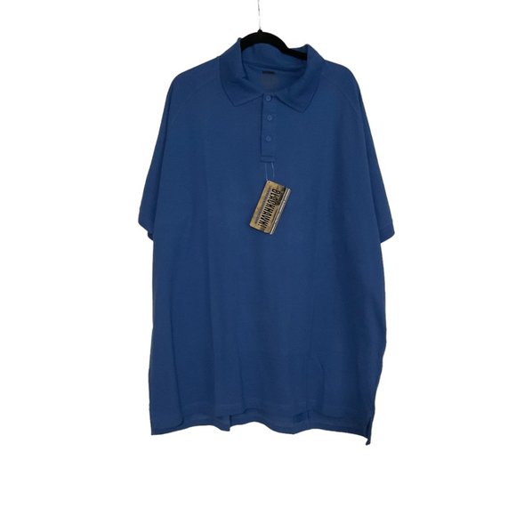 BLACKHAWK Warrior Mens Blue POLO Size 3XL With Tag On Sleeve Logo On Back New - Picture 1 of 9